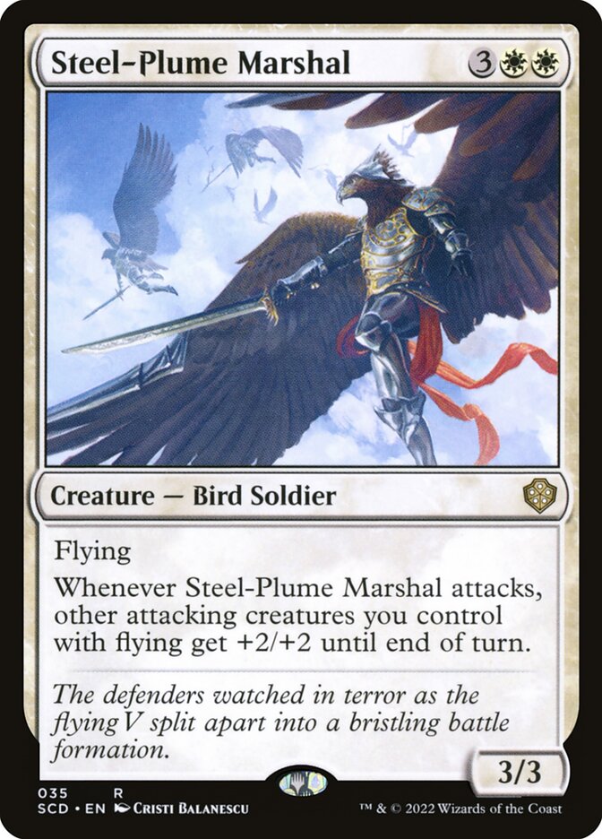 Marechal Pluma de Aço / Steel-Plume Marshal - Magic: The Gathering - MoxLand
