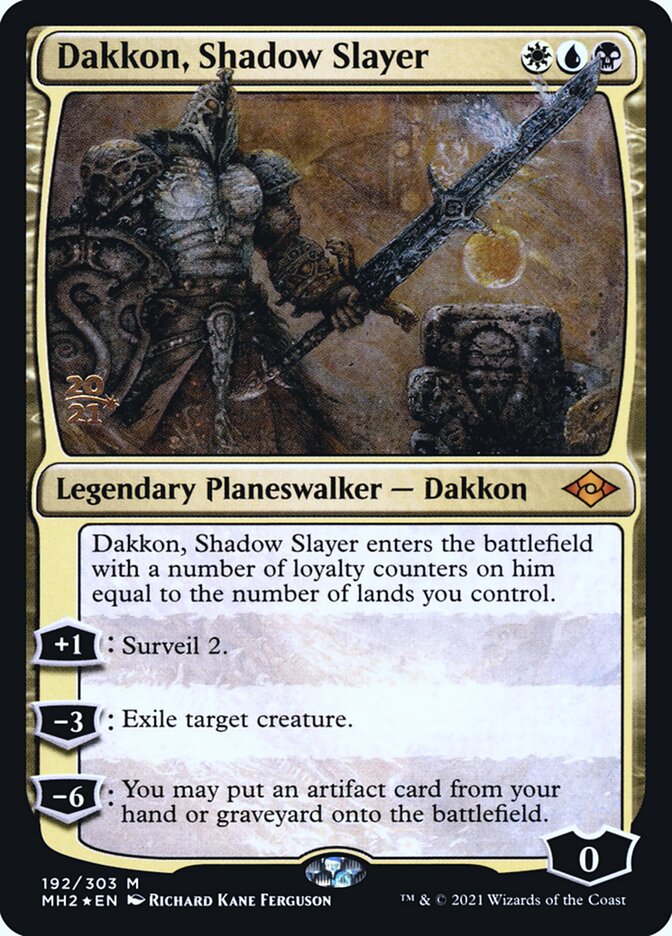 Dakkon, Matador da Sombra / Dakkon, Shadow Slayer - Magic: The Gathering - MoxLand