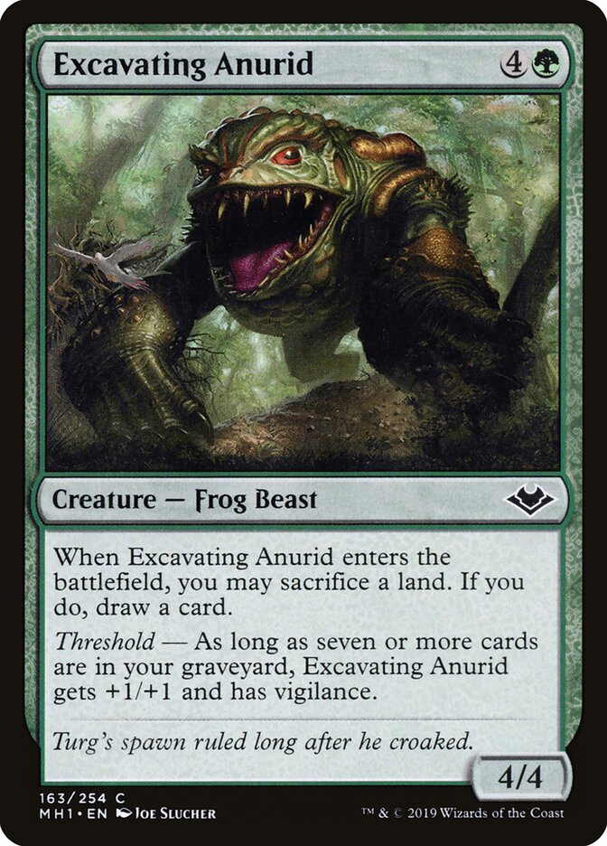 Anurídeo Escavador / Excavating Anurid - Magic: The Gathering - MoxLand