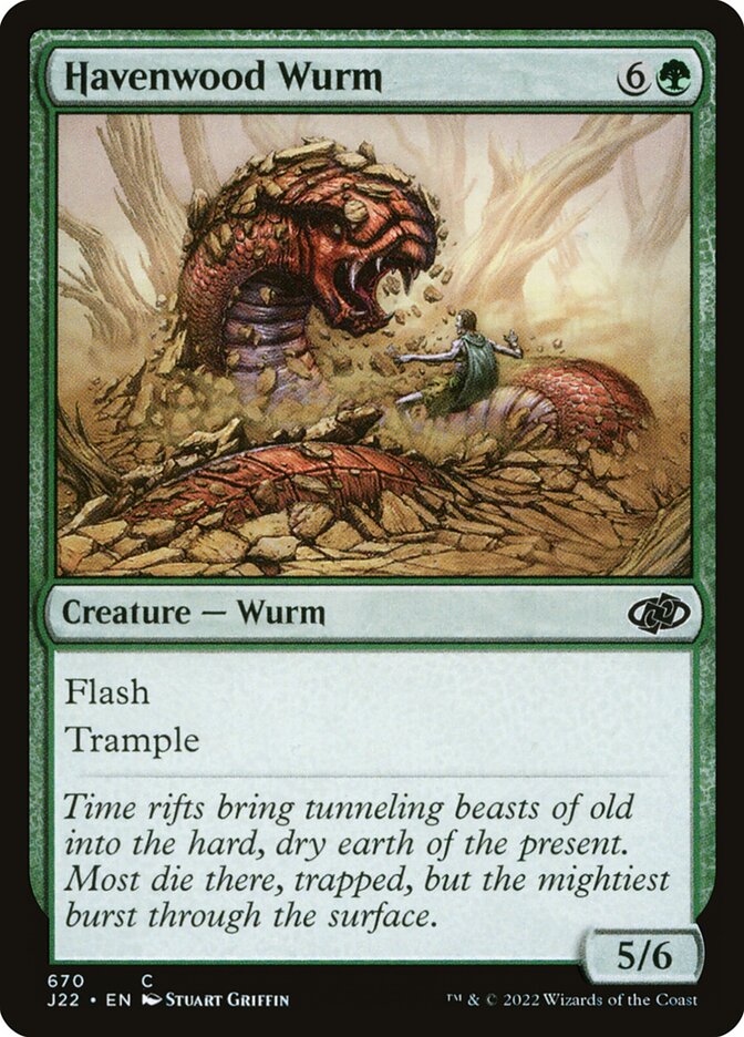 Vorme de Havenwood / Havenwood Wurm - Magic: The Gathering - MoxLand