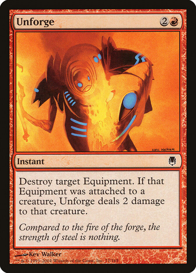 Desforjar / Unforge - Magic: The Gathering - MoxLand