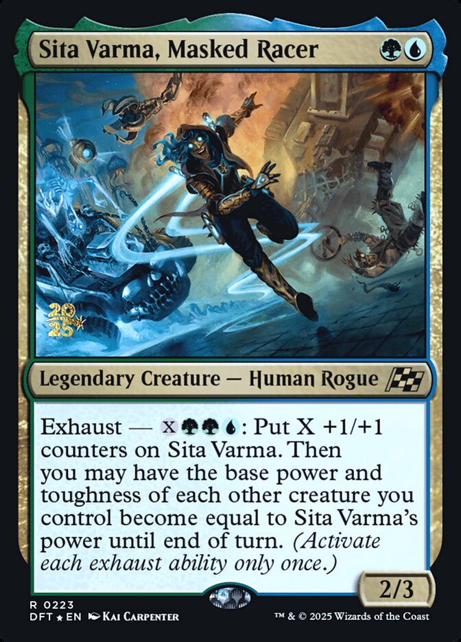 Sita Varma, Masked Racer - Magic: The Gathering - MoxLand
