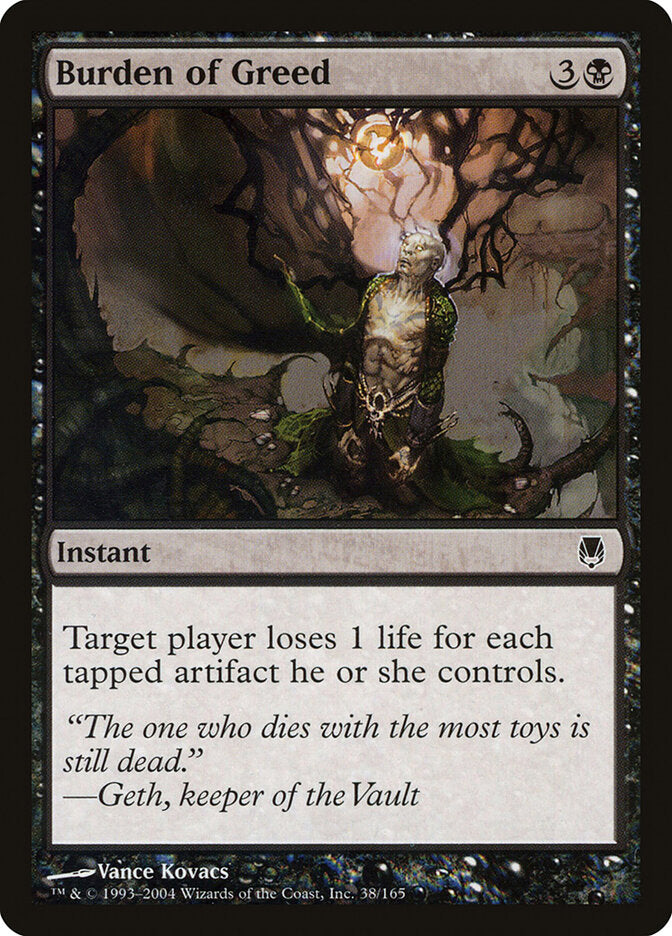 Fardo da Cobiça / Burden of Greed - Magic: The Gathering - MoxLand