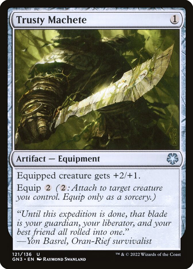 Facão Fiel / Trusty Machete - Magic: The Gathering - MoxLand
