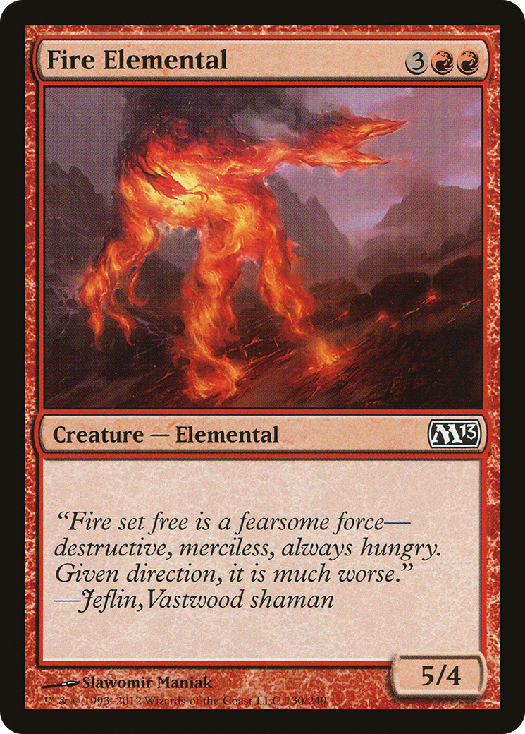 Elemental do Fogo / Fire Elemental - Magic: The Gathering - MoxLand