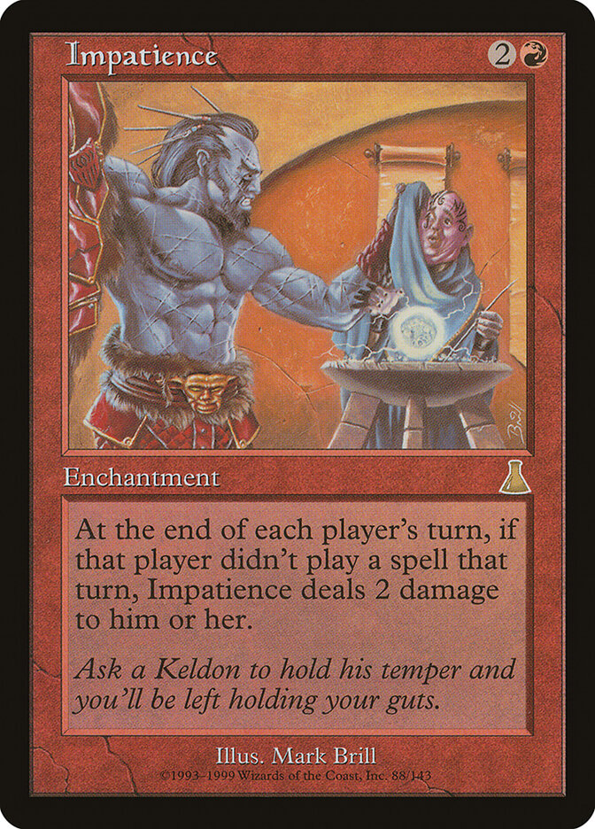 Impaciência / Impatience - Magic: The Gathering - MoxLand
