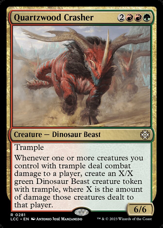 Abalroador da Mata de Quartzo / Quartzwood Crasher - Magic: The Gathering - MoxLand