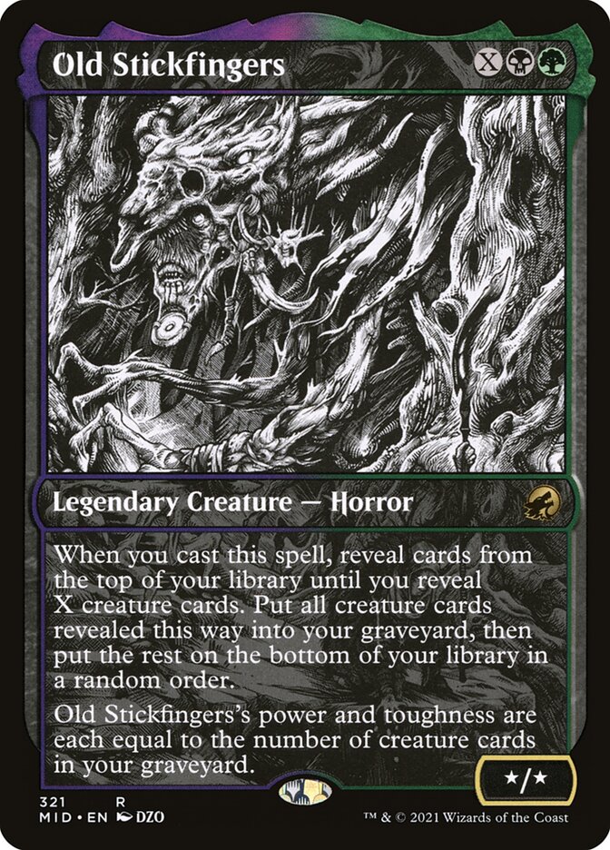 Velho Dedos-de-palito / Old Stickfingers - Magic: The Gathering - MoxLand
