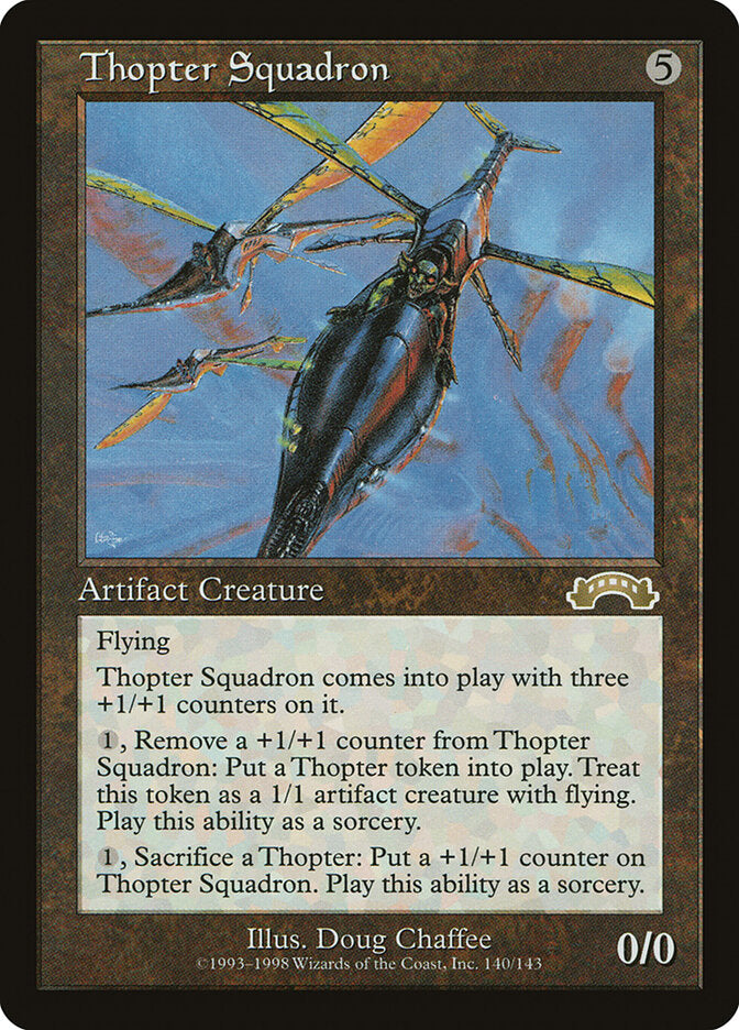 Esquadrilha de Tópteros / Thopter Squadron - Magic: The Gathering - MoxLand