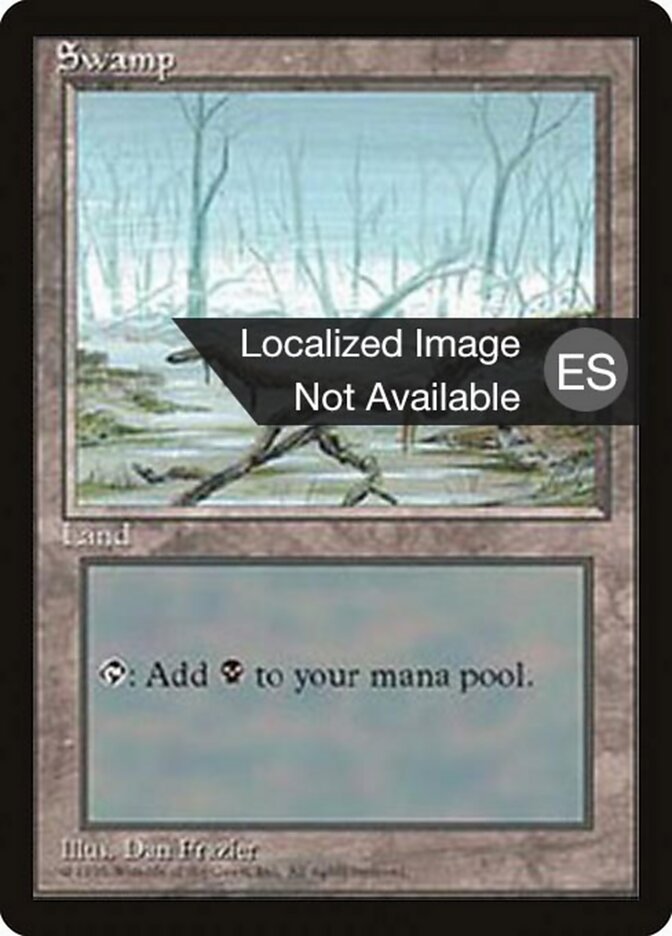 Pântano / Swamp - Magic: The Gathering - MoxLand