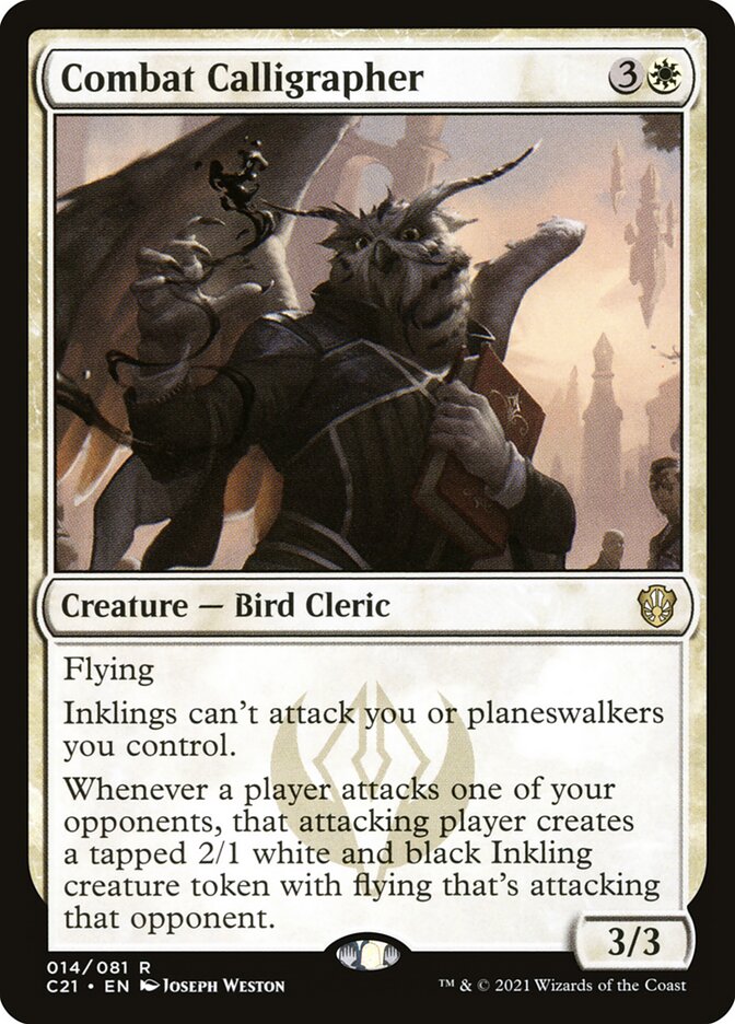 Calígrafo de Combate / Combat Calligrapher - Magic: The Gathering - MoxLand