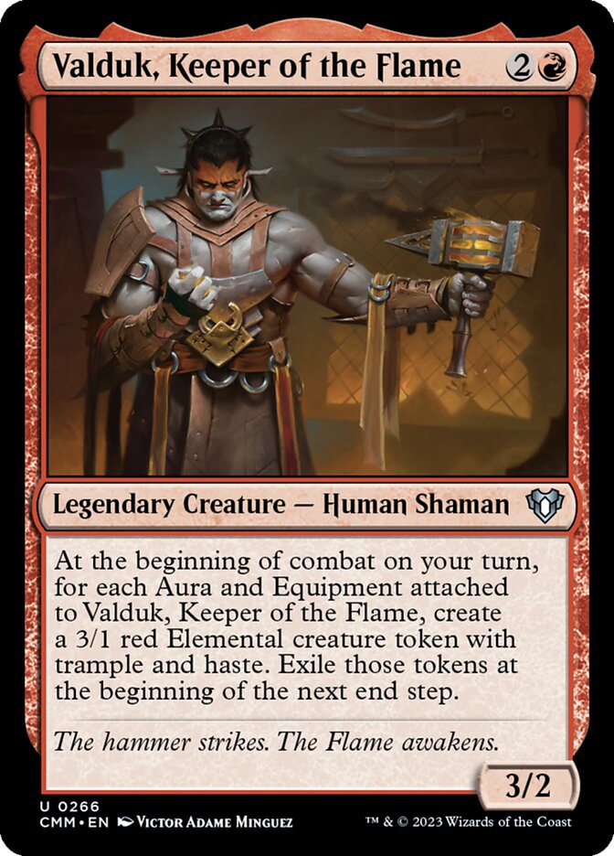 Valduk, Guardião da Chama / Valduk, Keeper of the Flame - Magic: The Gathering - MoxLand