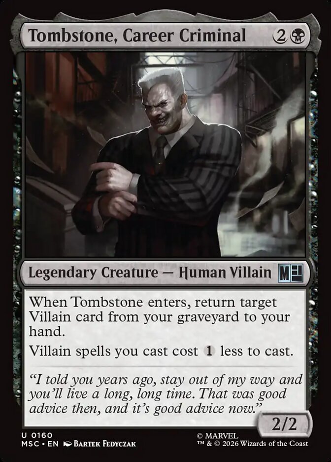 Tombstone, Career Criminal / Tombstone, Career Criminal - Magic: The Gathering - MoxLand