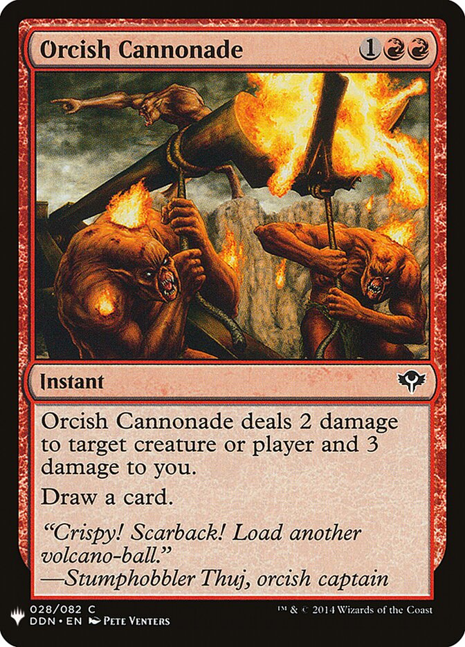 Bombardeio Orc / Orcish Cannonade - Magic: The Gathering - MoxLand