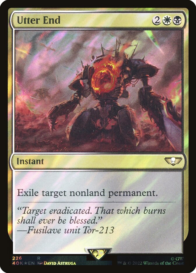 Fim Absoluto / Utter End - Magic: The Gathering - MoxLand