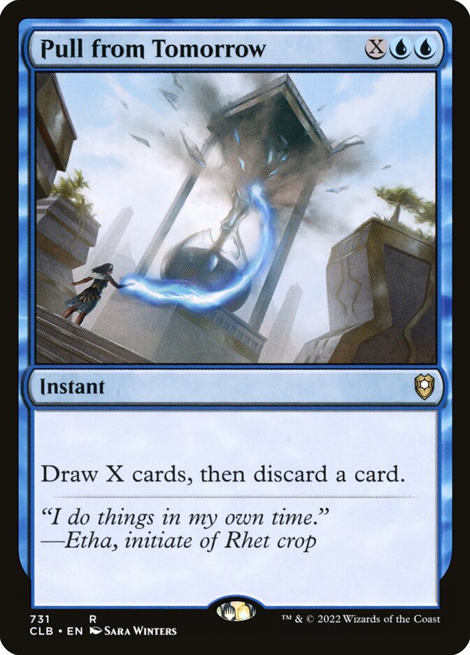 Puxar do Amanhã / Pull from Tomorrow - Magic: The Gathering - MoxLand