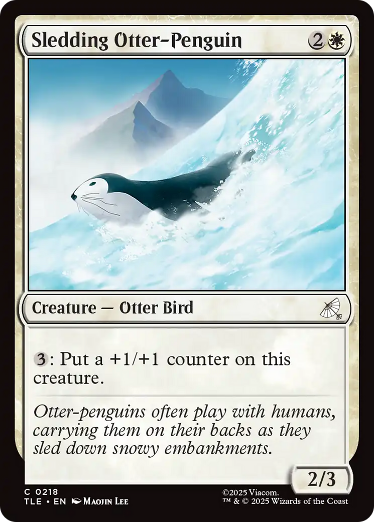 Pinguim-lontra Deslizante / Sledding Otter-Penguin - Magic: The Gathering - MoxLand