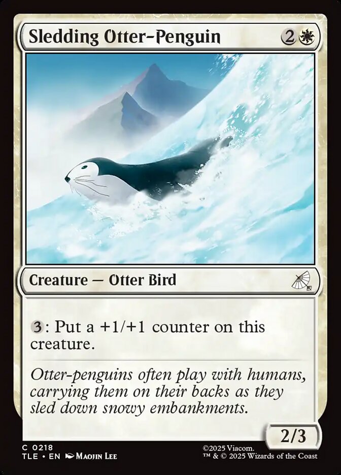 Pinguim-lontra Deslizante / Sledding Otter-Penguin - Magic: The Gathering - MoxLand