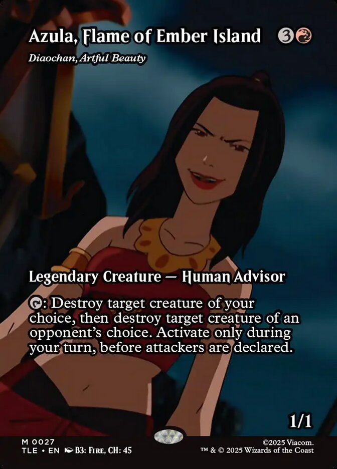 Azula, Flame of Ember Island - Magic: The Gathering - MoxLand