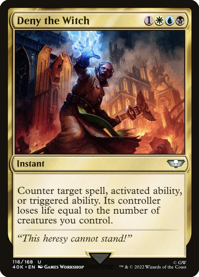 Negar a Bruxa / Deny the Witch - Magic: The Gathering - MoxLand