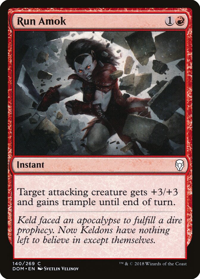 Enlouquecer de Fúria / Run Amok - Magic: The Gathering - MoxLand