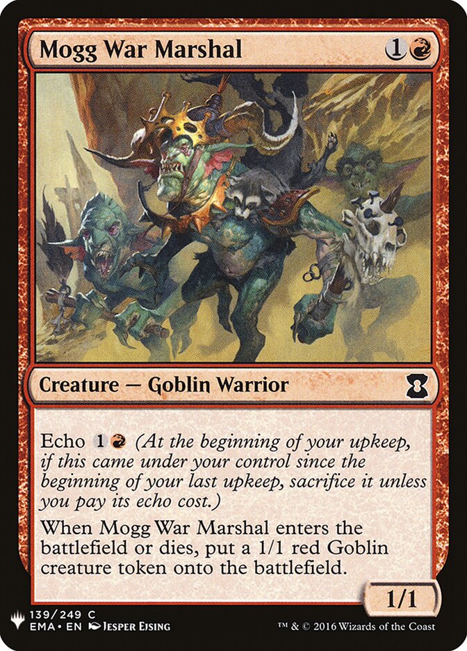 Marechal-de-guerra Mogg / Mogg War Marshal - Magic: The Gathering - MoxLand
