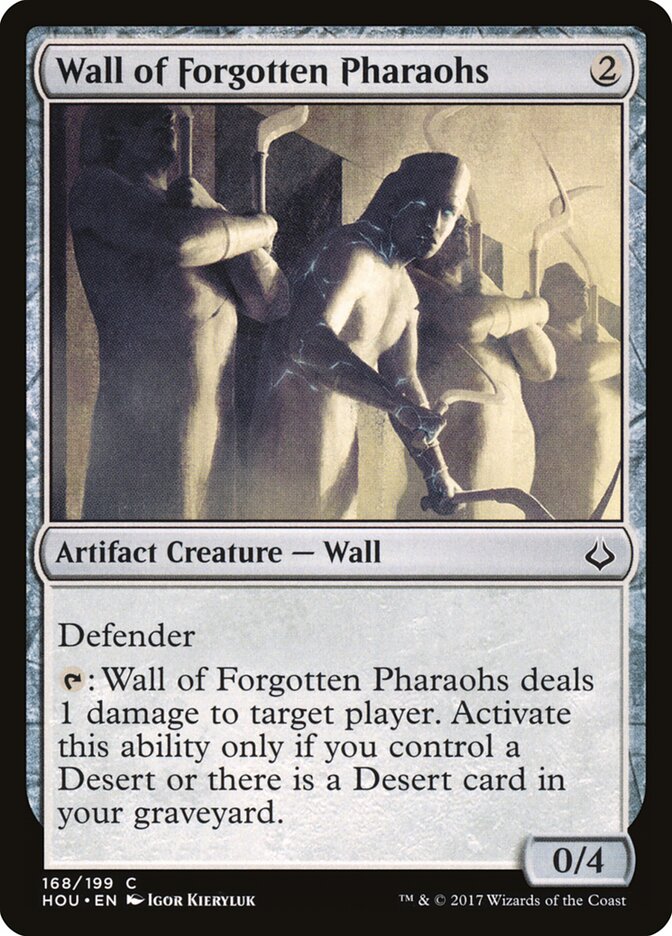 Muro dos Faraós Esquecidos / Wall of Forgotten Pharaohs - Magic: The Gathering - MoxLand