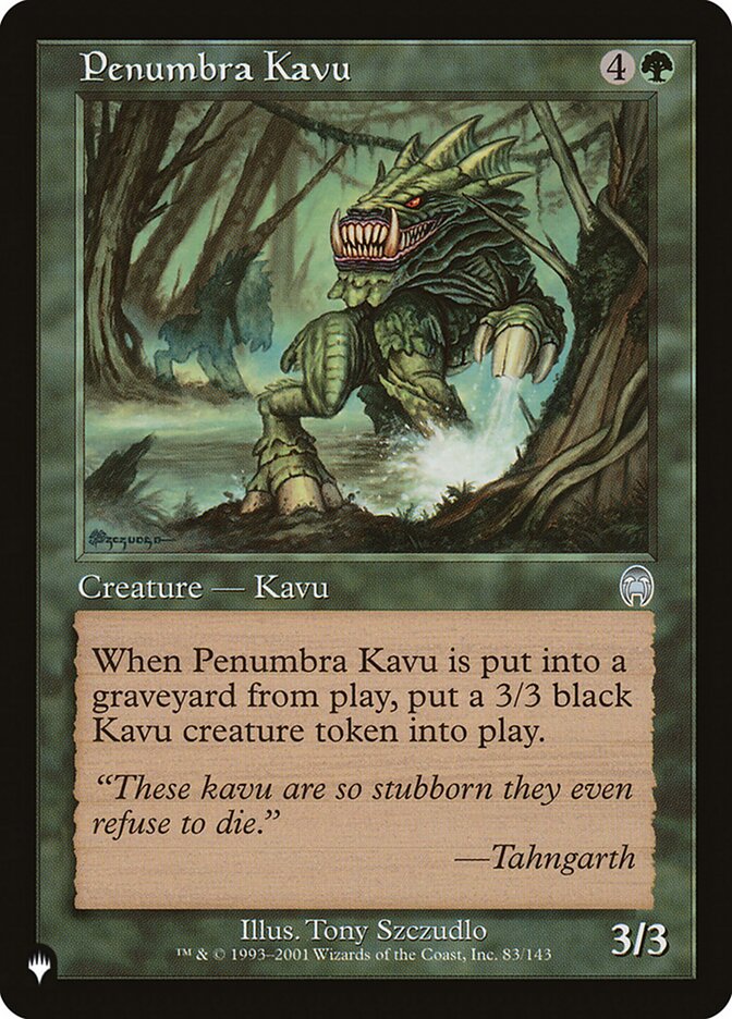 Kavu Penumbra / Penumbra Kavu - Magic: The Gathering - MoxLand