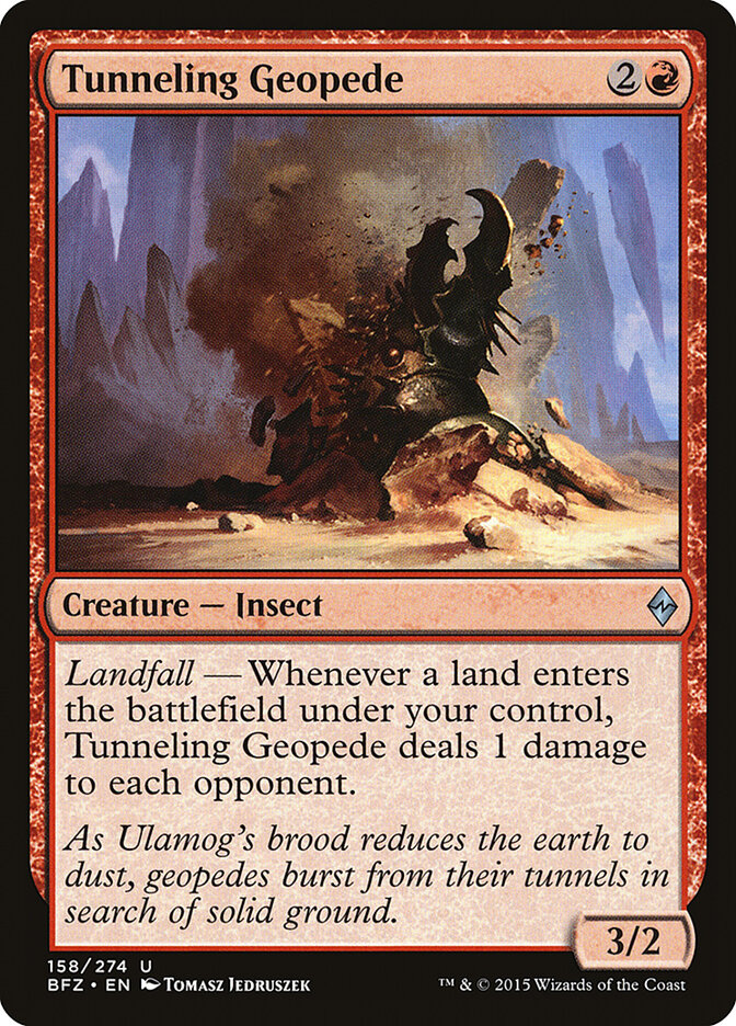 Geopede Tunelador / Tunneling Geopede - Magic: The Gathering - MoxLand