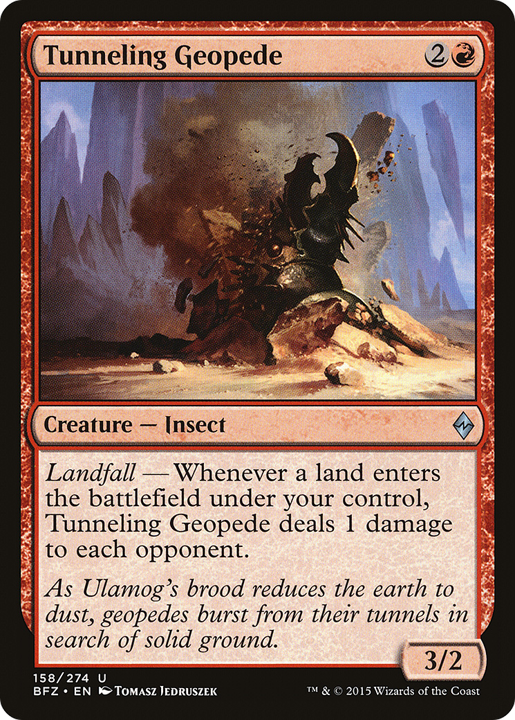 Geopede Tunelador / Tunneling Geopede - Magic: The Gathering - MoxLand