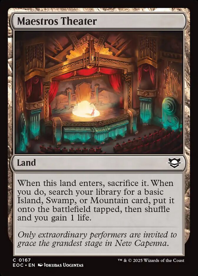 Teatro dos Maestros / Maestros Theater - Magic: The Gathering - MoxLand