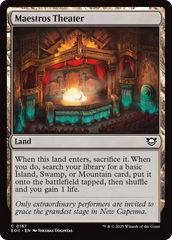 Teatro dos Maestros / Maestros Theater - Magic: The Gathering - MoxLand