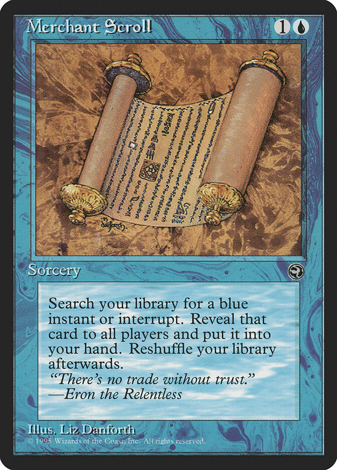 Pergaminho dos Mercadores / Merchant Scroll - Magic: The Gathering - MoxLand