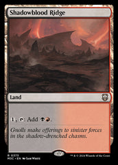 Serra de Sanguesombra / Shadowblood Ridge - Magic: The Gathering - MoxLand
