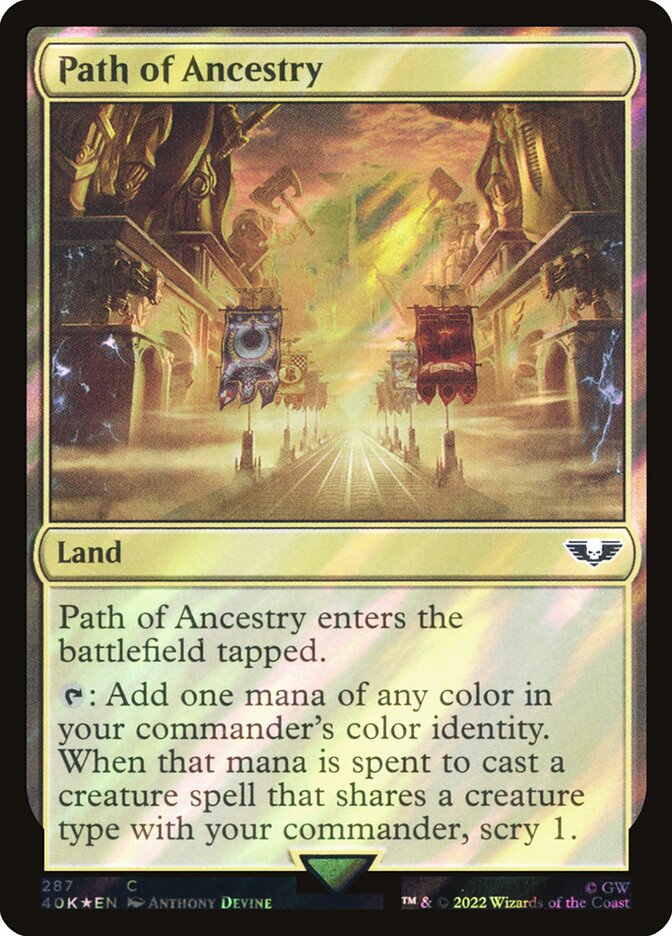 Caminho da Ascendência / Path of Ancestry - Magic: The Gathering - MoxLand