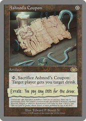 Ashnod's Coupon - Magic: The Gathering - MoxLand