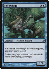 Pousiosábio / Fallowsage - Magic: The Gathering - MoxLand