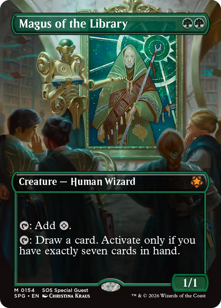 Magus do Grimório / Magus of the Library - Magic: The Gathering - MoxLand