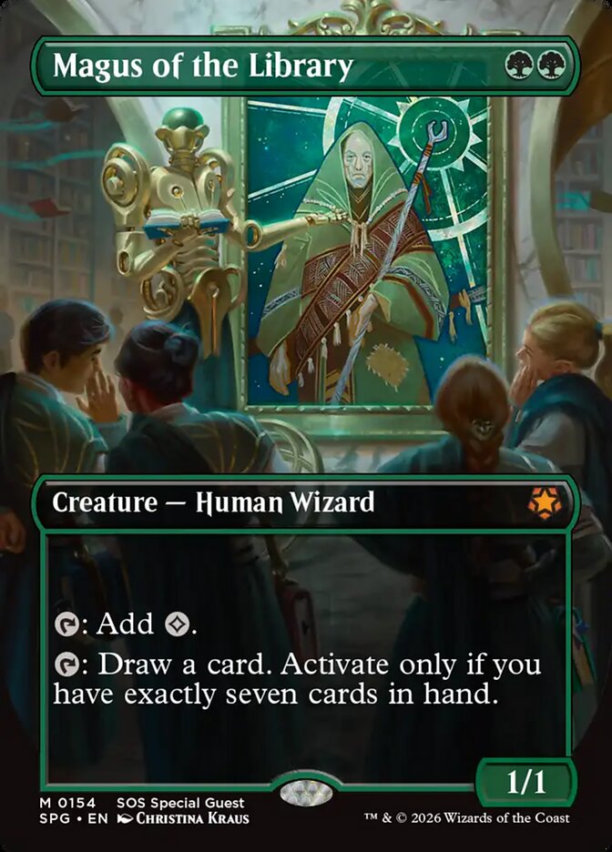 Magus do Grimório / Magus of the Library - Magic: The Gathering - MoxLand