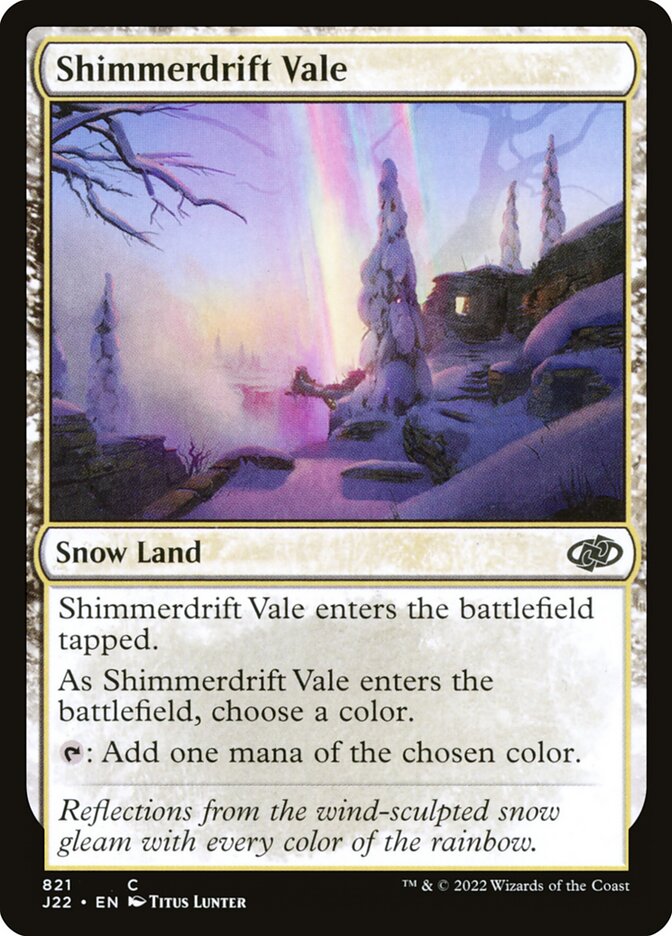 Vale do Gelo Cintilante / Shimmerdrift Vale - Magic: The Gathering - MoxLand