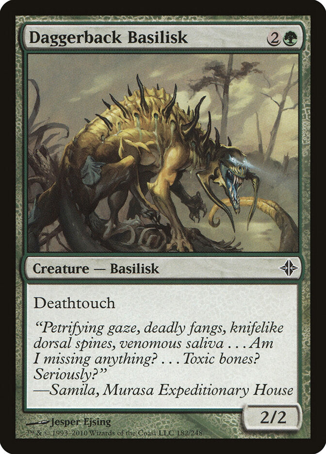 Basilisco Dorso-de-Adaga / Daggerback Basilisk - Magic: The Gathering - MoxLand