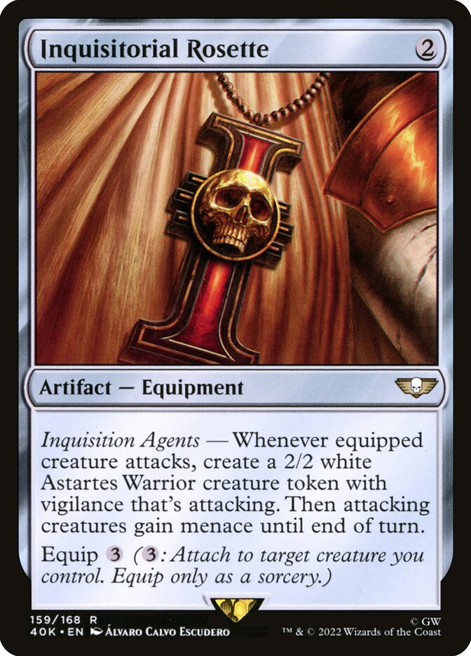 Insígnia de Inquisidor / Inquisitorial Rosette - Magic: The Gathering - MoxLand