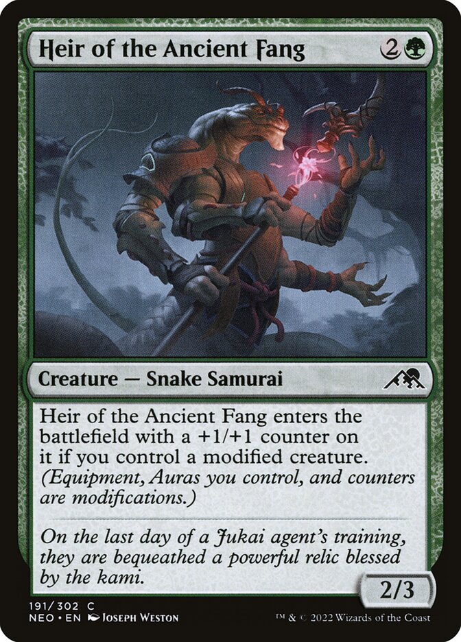 Herdeiro da Presa Antiga / Heir of the Ancient Fang - Magic: The Gathering - MoxLand