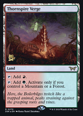 Thornspire Verge - Magic: The Gathering - MoxLand