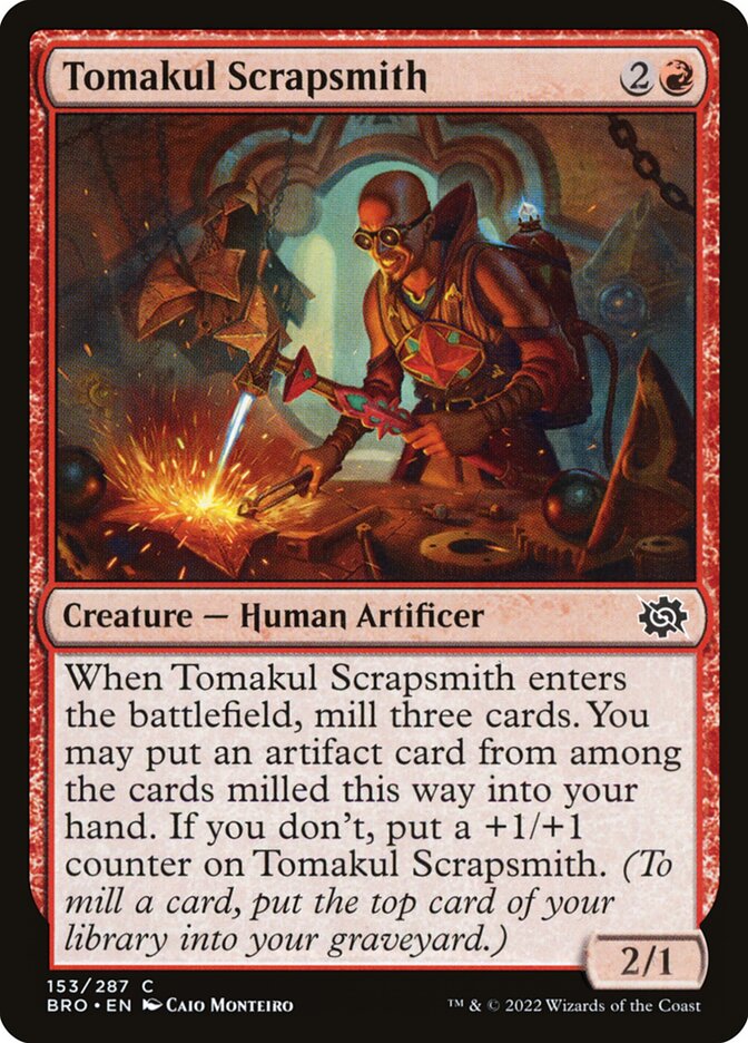 Sucatista de Tomakul / Tomakul Scrapsmith - Magic: The Gathering - MoxLand