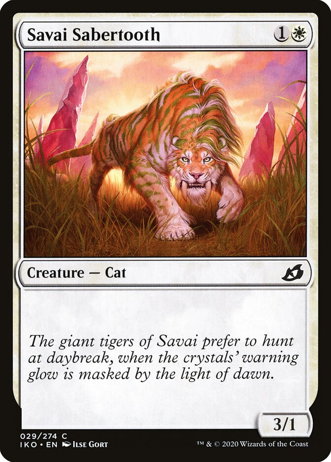 Dente-de-sabre de Savai / Savai Sabertooth - Magic: The Gathering - MoxLand