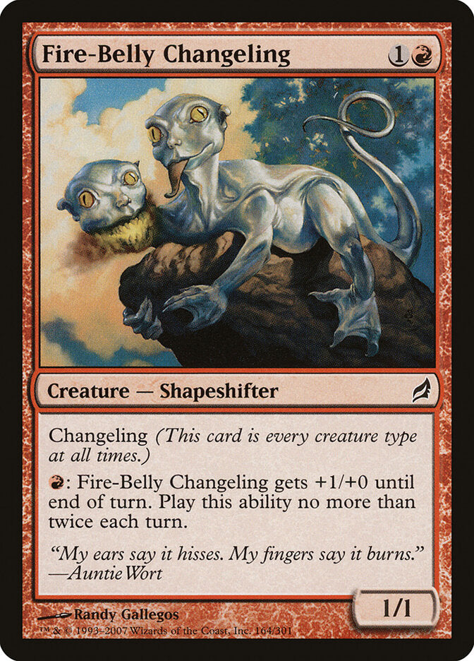 Morfolóide Ventre-de-Fogo / Fire-Belly Changeling - Magic: The Gathering - MoxLand