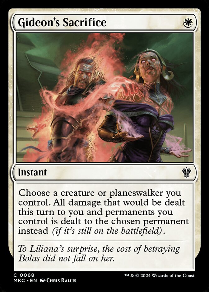 Sacrifício de Gideon / Gideon's Sacrifice - Magic: The Gathering - MoxLand