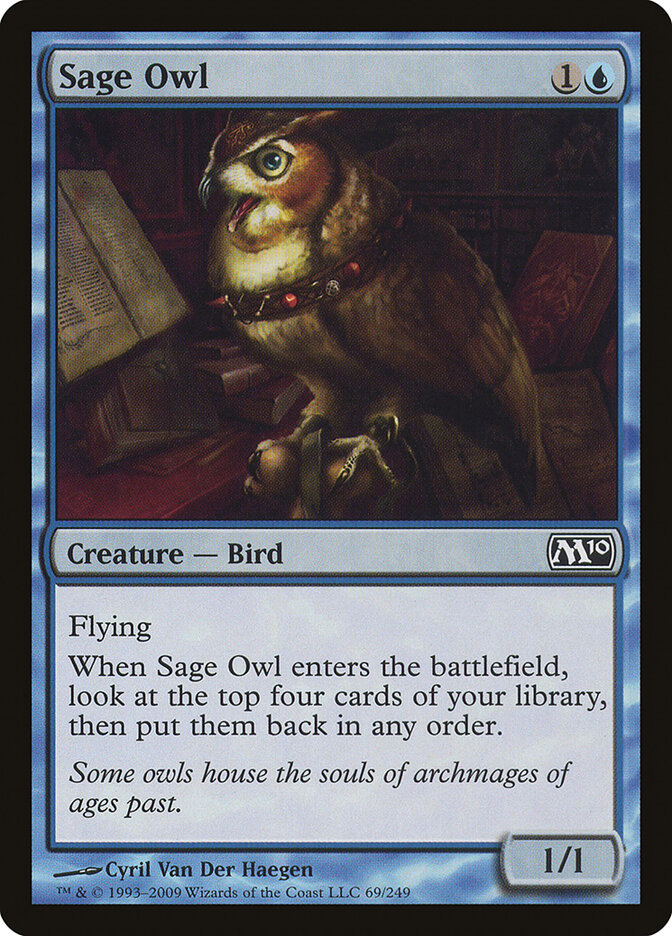 Coruja Sábia / Sage Owl - Magic: The Gathering - MoxLand