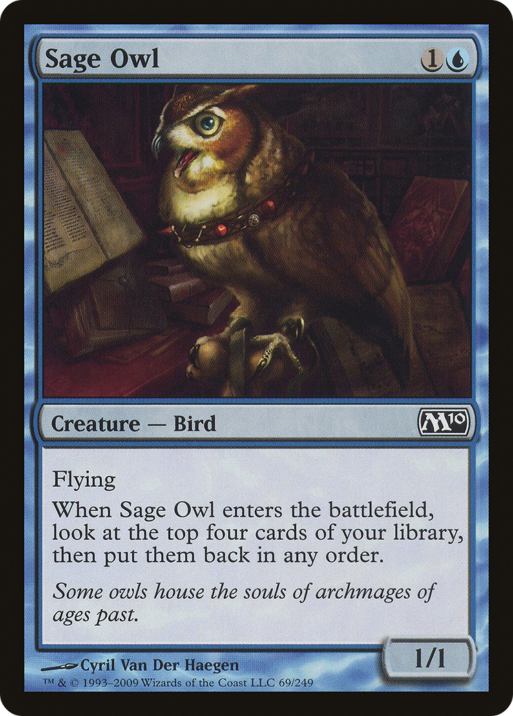 Coruja Sábia / Sage Owl - Magic: The Gathering - MoxLand